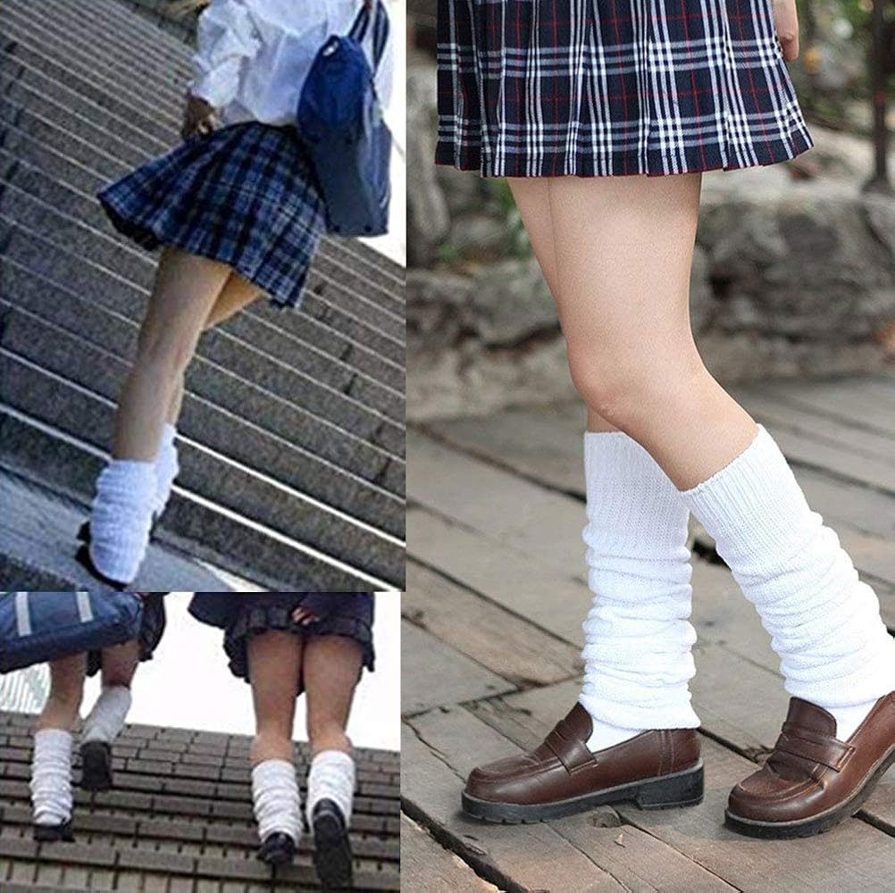 高校 制服 5点セット！＋ルーズソックス 制服 3点セット M チェック スカート ＆ ルーズソックス